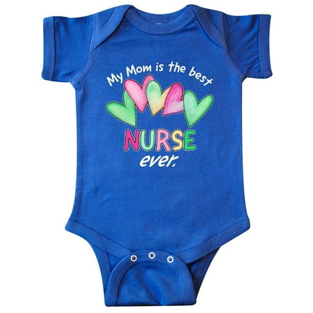 

Inktastic My Mom is the Best Nurse Ever Gift Baby Boy or Baby Girl Bodysuit