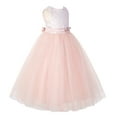 thumbnail image 2 of Ekidsbridal Girl Princess Flower Girl Dress - Criss-Cross Lace Tulle Tutu 188-A (Size: 2-12), 2 of 3