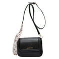 thumbnail image 1 of Bolso de mano de mujer, bolso de cuero, bolso de hombro, bolso de moda, bolso retro, negro, 1 of 5