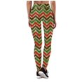 thumbnail image 2 of Gibobby Leggings Gluteos Mujer Calzoncillos estampados para mujer, cómodos, informales, a la moda, cintura alta, deportivos, Día la Independencia（Verdinegro， L), 2 of 5