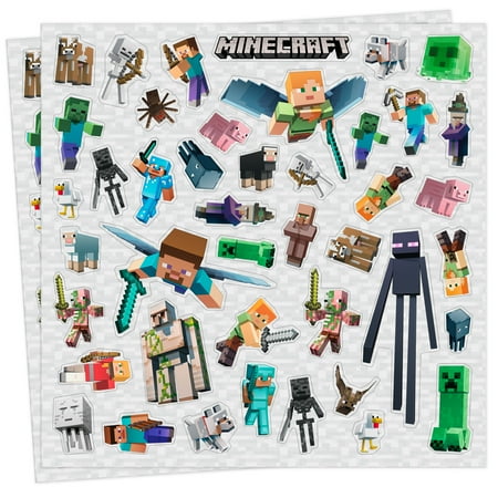 Hallmark Minecraft Stickers (Fun), 2 sheets