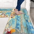 thumbnail image 2 of Nautical rug Beach Kitchen Mats for Floor 2 Piece, Beach Mat Anti Fatigue Floor Mat for Kitchen, Kitchen Floor Mats for in Front of Sink and Kitchen Matt for Standing for Kitchen Decor 17"X30"+17"X47", 2 of 6