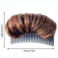thumbnail image 3 of Hair Base Insert Plastic Invisible Hair Bump up Comb Clip Hair Pad Accessory, 3 of 10
