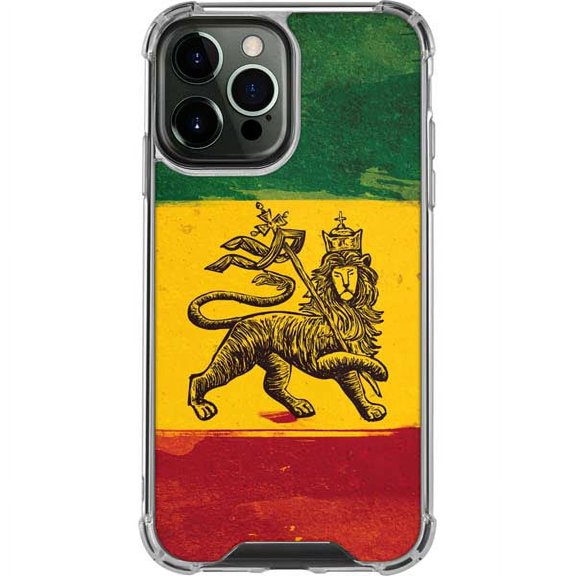 Skinit The Lion of Judah Rasta Flag iPhone 14 Pro Max Clear Case