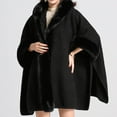 thumbnail image 2 of Hauts Grande Taille, Châle Décontracté Uni Grande Taille Chaud à Franges Veste Mode, Veste pour Femme, 2 of 7