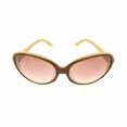 thumbnail image 2 of miumiu sunglasses Brown Beige Woman Authentic Used Y6352 JAPAN, 2 of 6