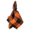 thumbnail image 5 of DII Orange Buffalo Check Table Set, 5 of 8