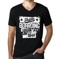 thumbnail image 1 of Men's Graphic T-Shirt V Neck Urban Skateboard Since 2049, 1 of 7