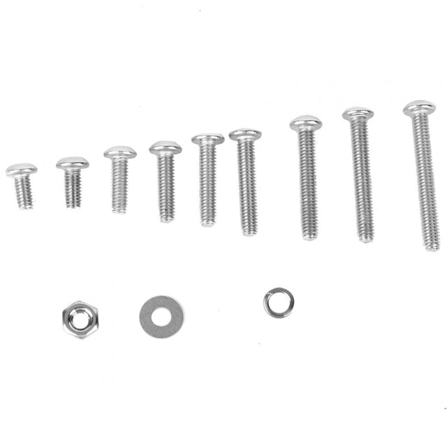 662 Pcs Vis de Douille Hexagonale M2.5 SUS304, Vis de Tête de Poêle en Acier Inoxydable, Écrou de Douille, Rondelle Plate, Joint de Ressort, Assortiment de Clés, Vis de Tête de Douille