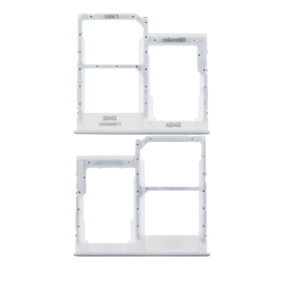 Replacement Dual Sim Card Tray Compatible For Samsung Galaxy A41 (A415 / 2020) (Prism Crush Silver)
