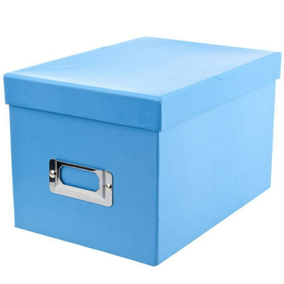 Pioneer Photo Album Photo CD/DVD Storage Box, Holds 21 CDs/10 DVDs, Sky Blue