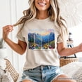 thumbnail image 5 of God Is Good All the Time Mountain Christian T-Shirt, Wildflower Brushstroke Bible Verse Faith Tee, 5 of 10