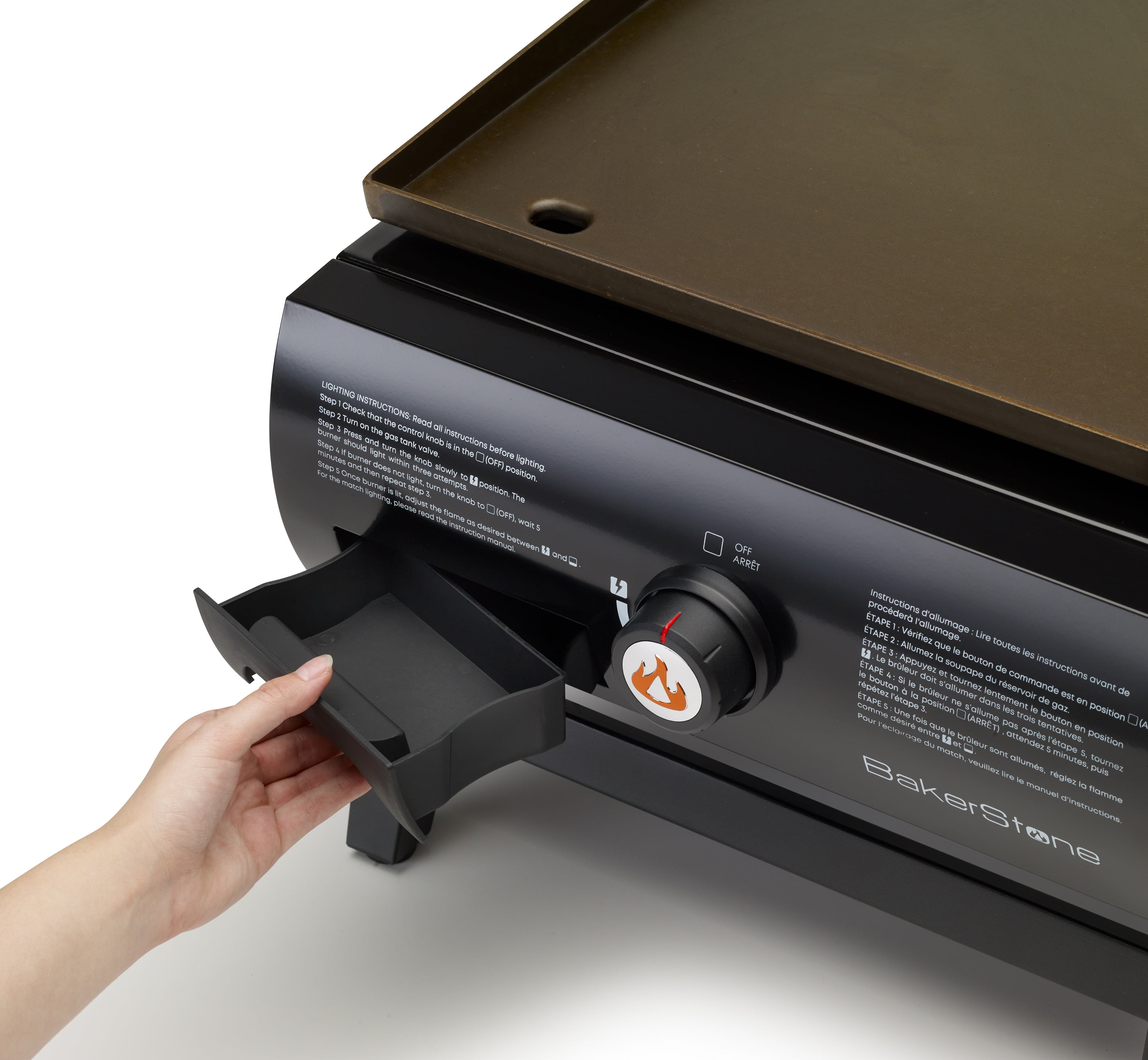 BakerStone Basics Series Portable Gas Pizza Oven and Griddle Combo
