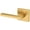 Brass, variant on Baldwin 5162044LDM 5162 Left Handed Non-Turning One-Sided Dummy Door Lever - Brass