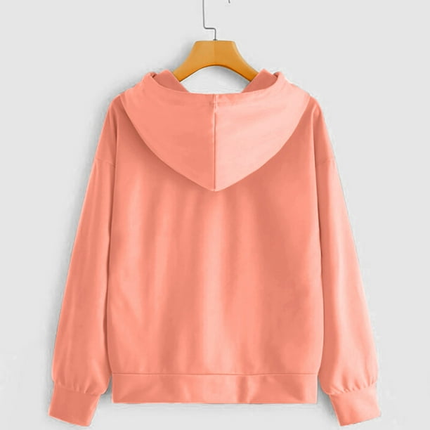 jovati Women s Hoodie Printing Loose Casual Fashion Long Sleeve
