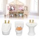 thumbnail image 3 of Muebles de baño para casa de muñecas juego de baño para casa de muñecas 3 uds bañera inodoro lavabo porcelana de simulación ligera para casa de muñecas 1/24 ANGGREK Otros, 3 of 8