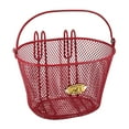 thumbnail image 2 of Nantucket Bike Basket Co. Surfside Pink Children's Mesh Basket, 2 of 2