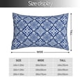 thumbnail image 2 of Fotbe Stylized Flowers Vintage Boho Funda de Almohada Decorativa Estilo Occidental, Lujo en Algodón, Fundas para Almohadas King, Cojín Estampado para Decoración del Hogar-20"x30", 2 of 6