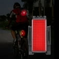 thumbnail image 1 of COFEST USB Rechargeable Bike Tail Light - Super Bright Model Bicycle Rear Light - IP67， Red Tail Light， Backpack Lamp， Helmet Lamp Black, 1 of 8