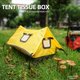 thumbnail image 5 of Caja De Pañuelos Para Acampar, Creativa Tienda Plegable De Poliéster En Forma De Pícnic Al Aire Libre, Barbacoa, Coche, Hogar, Bolsa De Almacenamiento De Papel Para Dibujar Cateissary HA036002-00, 5 of 6