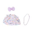 thumbnail image 4 of Vestido de muñeca de peluche, haz tus propias muñecas, accesorios para fotos de moda, bricolaje, disfraces de juego de simulación, falda con tirantes, Falda Cereza, 4 of 8
