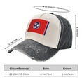 thumbnail image 3 of Men Women Tennessee Flag Baseball Cap Golf Dad Hat Adjustable Low Profile Cotton Hat, 3 of 7