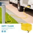 thumbnail image 4 of Kohree 50 Amp RV Extension Cord 25Ft Heavy Duty Generator Cord, 50 Amp RV Power Cord with Grip Handle, NEMA 14-50P to SS2-50R Twist Lock, 4 of 9