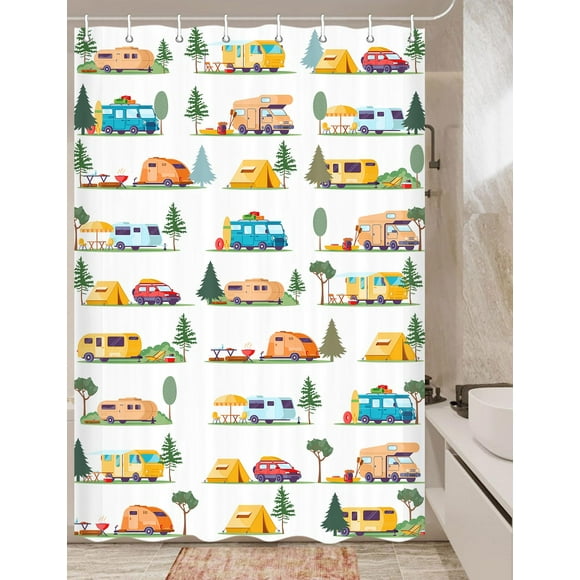 Travel Trailer Shower Curtain