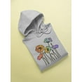 thumbnail image 3 of Pastel Color Flowers Set Hoodie Women -GoatDeals Designs, Female Medium, 3 of 4