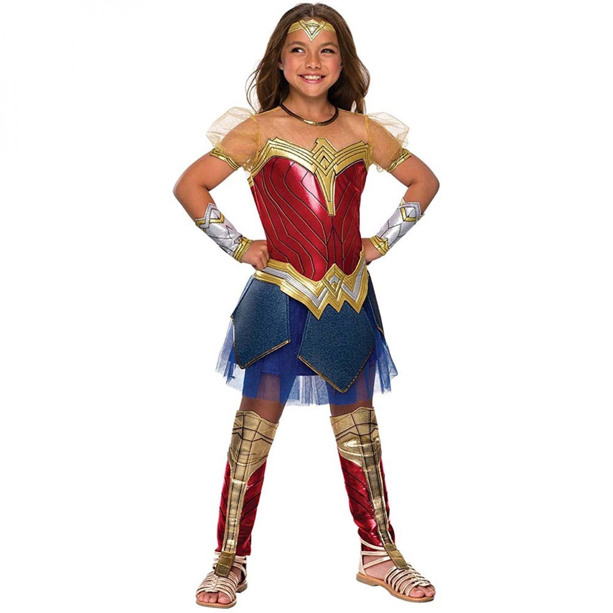 Justice League Girls Premium Wonder Woman Costume - Walmart.com