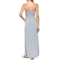 thumbnail image 4 of FashionMille Women's Casual Soft Sexy Tube Long Jersey Maxi Dress with Side Pocket, 4 of 5