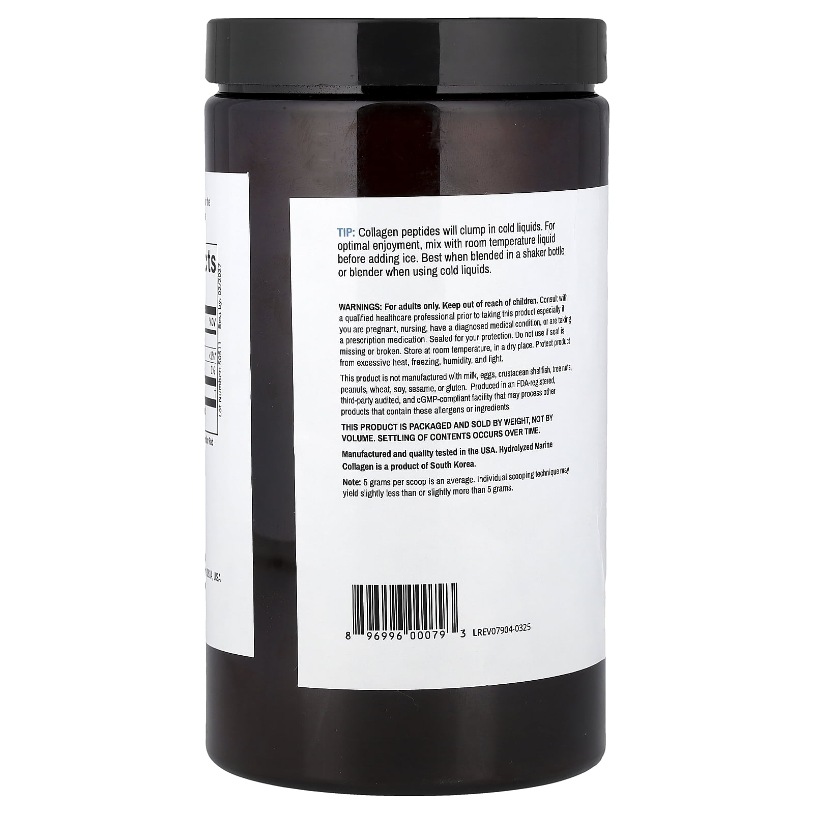 Advance Physician Formulas Wild Caught Marine Collagen Peptides, 12.7 oz (360 g)