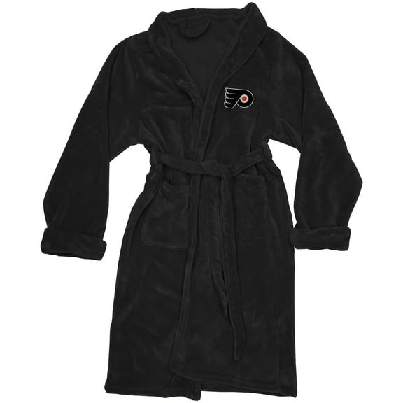 Men's The Northwest Company Black Philadelphia Flyers Silk Touch Bath Robe