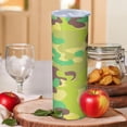thumbnail image 2 of Camouflage 20 Oz Stainless Steel Skinny Tumbler – Vacuum Insulated Slim Travel Cup with Lid & Stainless Steel Straw, 360° Full Wrap Printed Tumbler for Home, Office & Outdoor Use, 2 of 6