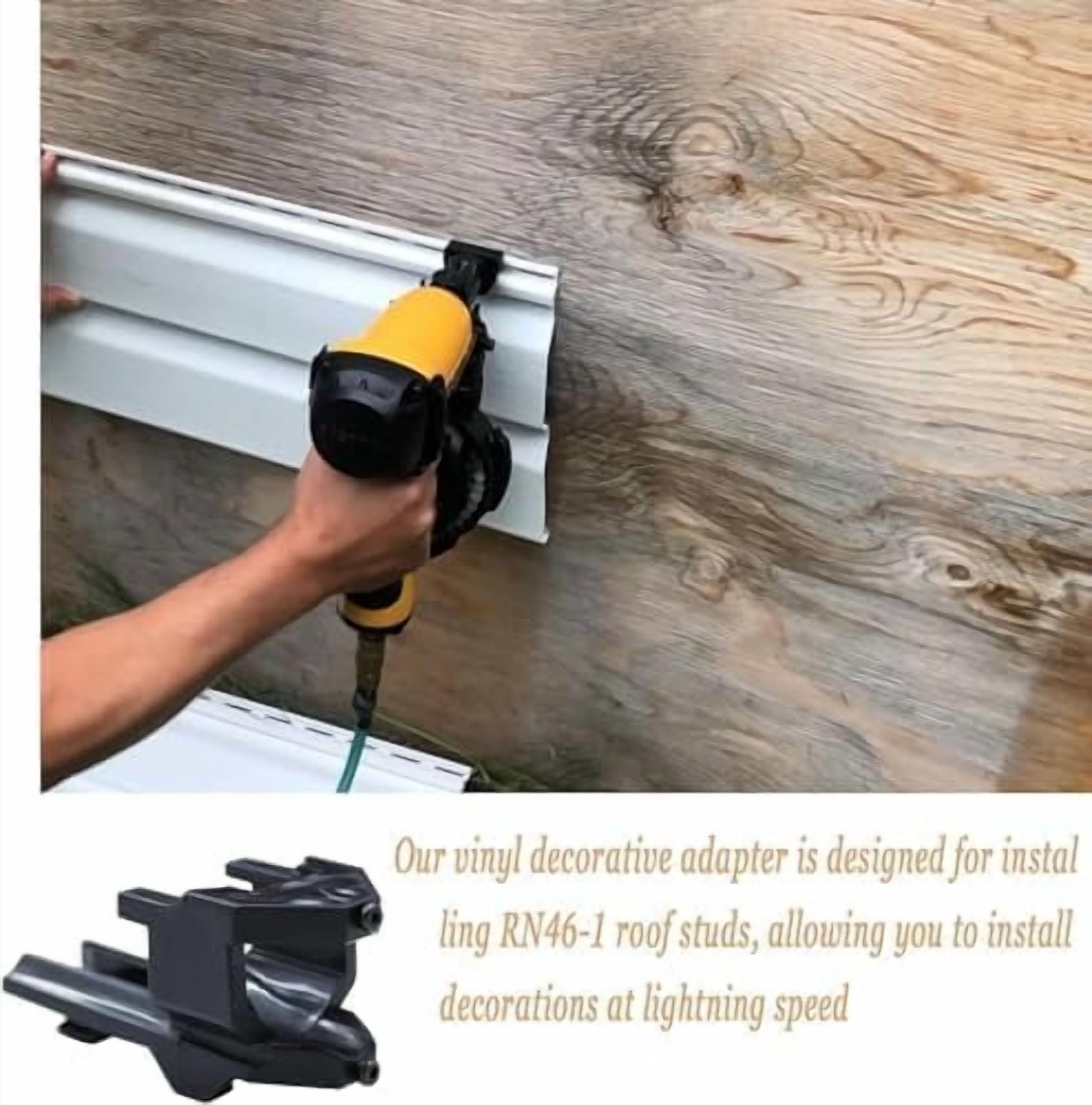 Upgraded Vinyl Siding Adaptor Tip (4-Pack, A&B Styles) – Replacement for Dewalt 20V Cordless Roofing Nailer (DCN45RN/DCN45RND1/DCN45RNB) (Tools & Hardware Other)