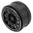 thumbnail image 2 of 2.9in Beadlock Wheel Rim, Aluminum Alloy High Sturdiness RC Wheel Rim  For Axial 1/6 SCX6  JLU  Black, 2 of 8