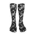thumbnail image 5 of Kdxio Seamless Pattern With Skulls Funny Silky Novelty Funky Long Knee High Socks Soft 3D Print Cosplay Crazy Stockings for Men Women, 5 of 8
