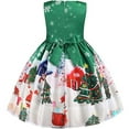thumbnail image 2 of Girls Christmas Dresses Fancy Halloween Christmas Festival Party Dress 2-9Y, 2 of 7