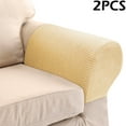 thumbnail image 1 of Willstar 2Pcs Sofa Armrest Cover Waterproof Stetch Anti-Slip Sofa Slipcover Furniture Protector Home Decor-Beige, 1 of 11