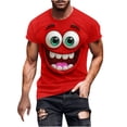 thumbnail image 2 of COSFO Mens Shirts Workout Short Sleeve Summer Funny Graphic Tees Loose Fit Crew Neck Casual Tops, 2 of 5