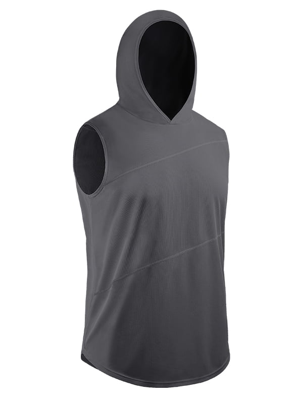 sleeveless basketball hoodie