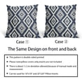 thumbnail image 6 of Navy Blue Boho Pillow Covers 20x20 Inch Set of 2, Modern Abstract Bohemian Geometric Pattern Decorative Throw Pillow Cases Cushion Covers Summer Decoration Gift Farmhouse Sofa Couch Bed Decor, 6 of 6