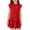 Red, variant on Loopsun Big Girls Solid Short Sleeve Casual Everyday Dress Gray, 11-12 Years