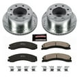 thumbnail image 2 of Power Stop Rear Ceramic Brake Pad and Drilled and Slotted Rotor Kit K7375, 2 of 2