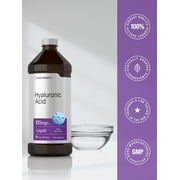 Liquid Hyaluronic Acid Supplement | 100 mg | 16 oz | Mixed Berry Flavor | by Horbaach