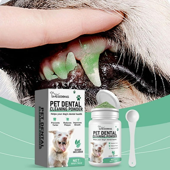 TeethCleaning Powder For Dogs Dental Cleaning Powder Tartar For Pets New
