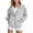 Light Gray, variant on Girls Zip Up Hoodie Jacket Long Sleeve Pullover Sweatshirt Solid Color Casual Outerwear Coat Tops Kids Youth Fashion Black 12-13 Years
