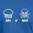 thumbnail image 3 of CafePress - Eddie Izzard Cake Or Death Men's Fitted T Shirt (D - Men's Fitted T-Shirt, 3 of 4