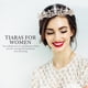 thumbnail image 3 of Tiara de boda Crown Bridal Tossress Diebre diadema diadema Diebre de novia decoración del cabello nupcial, 3 of 5