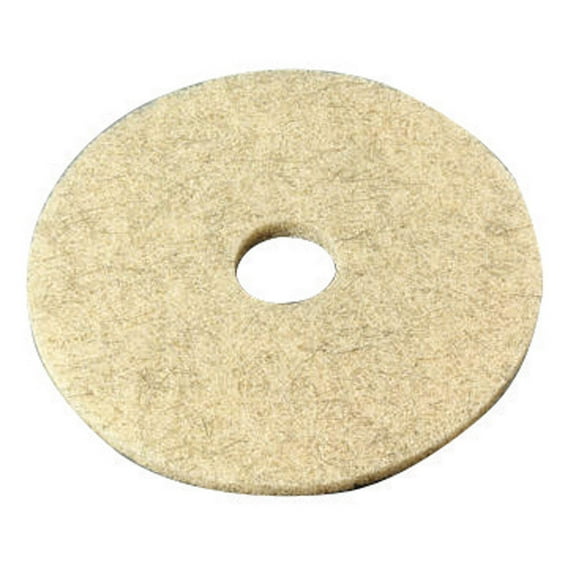 3M 3500-17 17 in. Natural Blend Tan Floor Pad - pack of 5
